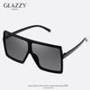 GLAZZY Personalizado europeu e americano colorido multicolor óculos de sol mulheres cross-border moda óculos de sol nova moda generosa armação óculos de sol