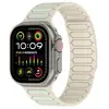Adecuado para Correa de Reloj Apple iWatch S10 Acolchada con Raya Magnética de Silicona, Compatible con Todas las Generaciones de 1 a 9 y Se