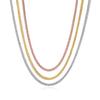 Cadena tallada de plata de ley S925 Guanming, estilo simple y lujoso, collar de plata liso para mujer, cadena para suéter, joyería de alta gama
