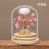 Runyang Joyería Adorno de Árbol de Cristal Natural Árbol de la Fortuna de Citrino Botella de los Deseos Árbol de la Vida Manualidades para Decoración del Hogar