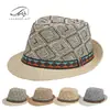 Sombreros de Paja Estilo Europeo y Americano para Hombres, Sombreros de Sol de Verano, Sombreros Jazz, Pequeños Sombreros Retro Británicos, Sombreros de Playa para Mujeres