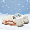 Novos Sapatos de Casa de Algodão Quentes Estilo Esportivo Outdoor Casuais de Inverno Tudo Incluído para Casais, Solado de EVA, Disponível para Envio Transfronteiriço