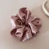 Goma de Satén con Pedrería Estilo Francés para Mujer, de Gama Alta, Sofisticada, Accesorio para el Cabello Estilo Perezoso, Nueva Elegante Goma para Peinados de Moño