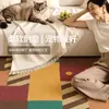 Alfombra Dopamina para sala de estar, estilo retro americano, lavable y limpiable, apta para uso doméstico, para mesa de centro, dormitorio y mesita de noche, área grande de cobertura total