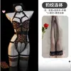 Lencería Sexy, Uniforme Apasionado y Sexy con Estampado de Leopardo, Traje Mono Puro Deseo, Traje Cos con Corte en la Espalda