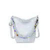 Bolsa de Mano de Lunares para Dropshipping Transfronterizo para Mujer Estilo Nuevo 2026 Versátil Femenino Bolso de Hombro Único Bolso Cruzado de Bloque de Color Clásico