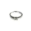 Anillo Versátil de Personalidad Plateado Galvanizado de Plata S999 de Alta Calidad para Mujer, Joyería de Anillo de Corona con Diamante de Seis Garras de Lujo Ligero