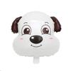 Todos os tipos de balão de filme de alumínio com cabeça de animal de desenho animado leão Tigre veado vaca e outras cabeças de animal balão atacado