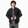 Chamarra de Vuelo Estilo Americano para Hombre, Chaqueta de Béisbol, Chaqueta de Algodón Gruesa y Cálida Versátil Casual, Abrigo para Hombre