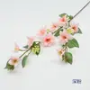 Decoración de boda artificial de jazmín de 2 ramas, flor artificial de tallo único, planta artificial, decoración para paisaje de casa de huéspedes, escaparate y arreglo floral para mesa de comedor