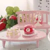Adornos Artesanales Retro Personalizados, Decoraciones de Escritorio para el Hogar, Accesorios de Fotografía de Madera Multiespecificación, Adornos de Madera