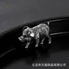 Broche Retro Personalizado para Hombre con Forma de Cerdo del Zodiaco de Aleación Accesorios para Ropa
