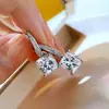 Cao Shi Fabricante Venta al por Mayor Shein Pendientes de Lujo Accesibles para Mujer Pendientes de Moda Geométricos Cuadrados Accesorios de Vestir de Gama Alta