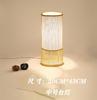 Lâmpada de Cabeceira para Quarto de Casa Iluminação LED para Corredor Luminária de Chão Trançada em Bambu do Sudeste Asiático Madeira Maciça Estilo Pastoral