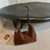 Bolso tote grande de moda coreana 2026, estilo niche retro, un bolso de hombro versátil con un toque de alta gama