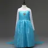 Vestido de Princesa Congelada de Halloween Malla Vestido de Niñas Ropa Infantil Venta al por Mayor Vestido Vestido Infantil Una Pieza Dropshipping Elsa