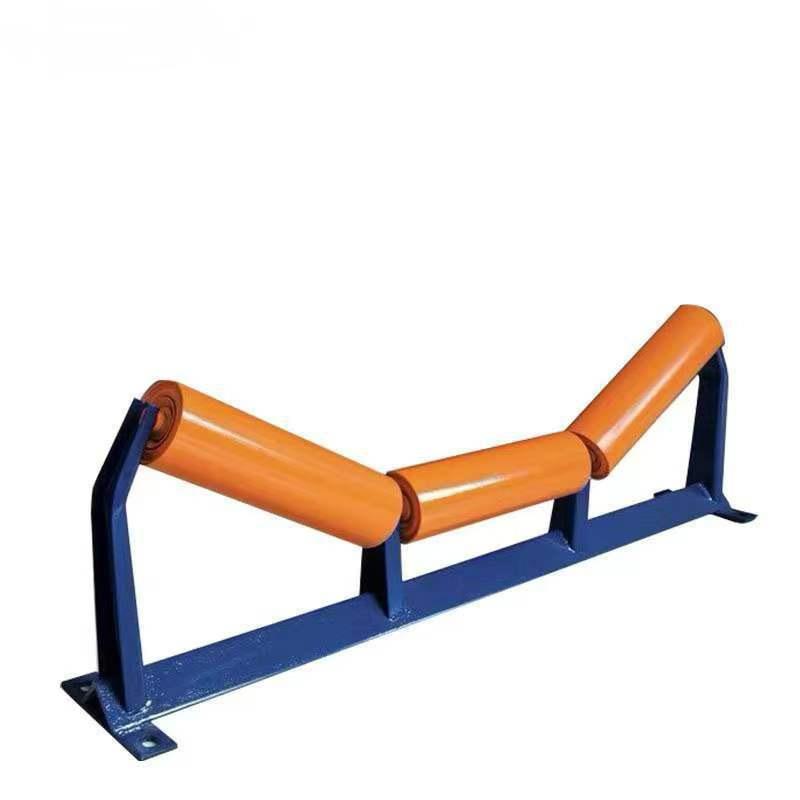 托辊厂家工业无动力缓冲托辊煤矿三联托辊耐磨防尘防水托辊2