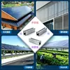 Aleación de Aluminio Tipo H y Tipo C Resistente al Viento, Portante y a la Corrosión para Rieles Fotovoltaicos, Componentes de Fijación para Soportes de Paneles Solares