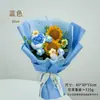 Ramo de girasoles hecho a mano de la fábrica de origen, tejido con hilo, con flores realistas y eternas, perfecto como regalo navideño y personalizable