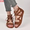 Sandalias planas de gran tamaño para mujer, de comercio exterior, de Amazon, estación independiente, primavera y verano 2019.