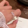 Anillo Exquisito con Borde de Encaje Estilo Francés, Delicado Diseño de Nicho, Anillo para Dedo Índice, Anillo Versátil Vintage, Anillo de Moda Apilable