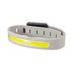 Luz de circulación COB de alto brillo, luz de muñeca recargable portátil de larga duración para correr de noche, lámpara de iluminación de advertencia de luz roja multifuncional