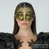 Máscara Premium de Príncipe Jazz Tallada Cabeza Plana Antigua Corona de Hada Princesa Media Cara Máscara Antigua Griega Romana