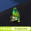 Comercio Exterior Transfronterizo Más Vendido Broche de Pájaro Golondrina con Goteo de Aceite Aleación Ecológica Versátil Accesorios para Ropa Pin Broche al por Mayor