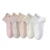 Calcetines 100% Algodón Calcetines de Media Pantorrilla para Mujer Algodón Puro Antibacterianos Desodorantes Absorbentes de Sudor Calcetines sin Costuras Verano Calcetines Cortos de Algodón Completo Calcetines para Mujer Venta al por Mayor