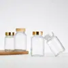 Botellas Cápsula, Botellas de Vidrio Transparente para Alimentos Saludables, Botellas Vacías, Pastillas de Cordyceps, Botellas de Medicamentos, Botellas de Polvo de Goji, Capacidad Pequeña