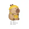 Novo Balão de Filme de Alumínio Desenho Animado Capivara Capibala Decoração de Festa de Feriado Aniversário Infantil Balão de Folha de Alumínio