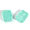 Nuevo Colgante Cuadrado Floral de Imitación Jade de Cristal de Doble Cara con Agujero para Pulseras, Collares, Colgantes y Accesorios de Joyería DIY al por Mayor
