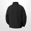 Nueva chaqueta exterior de concha blanda para hombre de otoño con cuello alto, abrigo casual engrosado, cortavientos, resistente al desgaste, de corte holgado, moderna