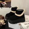 Botas de Nieve con Suela Gruesa para Aumentar la Altura para Mujeres Bajitas Botas de Algodón Birken 2026 Nuevas de Invierno Felpa Engrosada Cálidas Antideslizantes Zapatos de Algodón