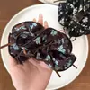 Goma para el pelo de flor estilo francés de doble capa para moños, Diadema, Accesorio elástico para el cabello, Adorno de pelo elegante estilo coreano