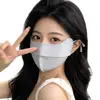 Mascarilla de Protección Solar Facial Completa para Mujer, Máscara Transpirable de Sensación Fría para el Verano, Protección UV para Exteriores, Mascarilla Facial de Fácil Respiración