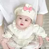 Chapéu de Bebê Primavera e Outono Boina Infantil Coelho Fofo Chapéu de Pintor para Bebê Outono e Inverno Meninas Chapéu de Lã à Prova de Vento