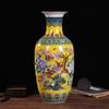 Vaso de esmalte Jingdezhen vaso cerâmico decorativo artesanato ornamentos de porcelana ornamentos de móveis de escritório antigos