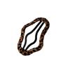 Horquilla de Leopardo Otoño e Invierno Estilo Nuevo para Mujer Elegante Clip bb Horquilla Grande para Flequillo Lateral Trasero Clip para la Cabeza Tocado