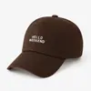 Gorra de Béisbol de Algodón Lavable Transfronteriza para Mujer Bordado Personalizado de Fábrica Logo Sombrero para el Sol Sensación de Alta Gama Hace que la Cara Parezca Más Pequeña Gorra de Pico