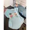 Traje Estilo Coreano Parece Super Bonito, Top Único e Bonito, Camiseta sem Mangas Branca de Flores Estereoscópicas de Alta Qualidade para Mulheres Verão