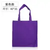 Bolsa de lona de algodón blanca lisa al por mayor en stock pintada a mano color ecológico bolsa de lona roja para compras portátil