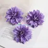 Cabeças de Flores Dália de Seda Sintética, Realistas e Vivas, Adequadas para Decorações de Casamento DIY, Feitas à Mão, Adequadas para