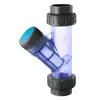 Tubería de Agua de Upvc Rongsheng Estándar Americano Filtro Tipo Y Tubería de Pvc Químico Instalación Rápida Plástico Transparente Red de Filtro de Pp