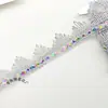 Pico Dashan Seda Dorada Origami Encaje Dorado Plateado Festival de Medio Otoño Torre Plegable Camión Hecho a Mano Encaje Superior Material de Mesa para Salón de Buda