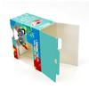 Caja de Embalaje Plegable para Juguetes de Fábrica con Ventana Caja de Cartón Blanco Caja de Embalaje para Muñecas Caja de Color para Juguetes de Cartón Personalización