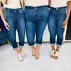 Jeans Ajustados para Mujer 2024 Cintura Alta Aspecto Adelgazante Elásticos Control de Abdomen Levantamiento de Glúteos Pantalones Sexy de Mezclilla Pantalones de Mujer Cómodos y Sexy