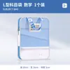 Bolsa Clasificadora de Archivos con Forma de L, Bolsa de Malla Multifuncional de Gran Capacidad con Cremallera, Bolsa para Clases Extraescolares de Estudiante