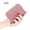 Portatarjetas organizador de piel genuina con patrón de cocodrilo transfronterizo, antifraude RFID, múltiples ranuras para tarjetas, gran capacidad, tarjetero para hombre, tarjetero para identificación
