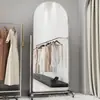 Espelhos Sob Medida Transfronteiriços, Espelhos de Corpo Inteiro, Espelhos de Roupeiro Móveis, Espelhos de Provador para Lojas de Roupas, Espelhos de Chão de Aço Inoxidável Domésticos